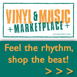 vinyl music marketplace logo