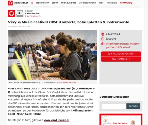 MeinBezirk.at | Vinyl & Music Festival 2024 MeinBezirk.at | Vinyl & Music Festival 2024