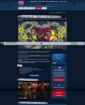 Vinyl & Music Festival 2025 – präsentiert von ROCK ANTENNE Österreich – web Vinyl & Music Festival 2025 – präsentiert von ROCK ANTENNE Österreich
